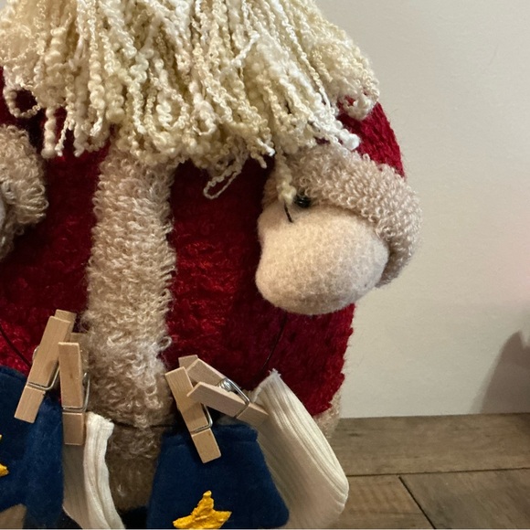 Vintage Santa Claus Folk Art Standing Santa Figurine Doll 12” Tall - Picture 8 of 11